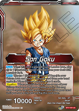 Son Goku // Son Goku, Pan, and Trunks, Space Adventurers (BT17-001) [Ultimate Squad] | Black Swamp Games