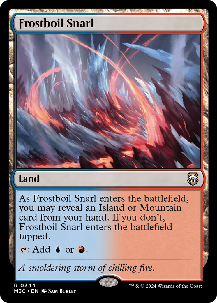 Frostboil Snarl (Ripple Foil) [Modern Horizons 3 Commander] | Black Swamp Games