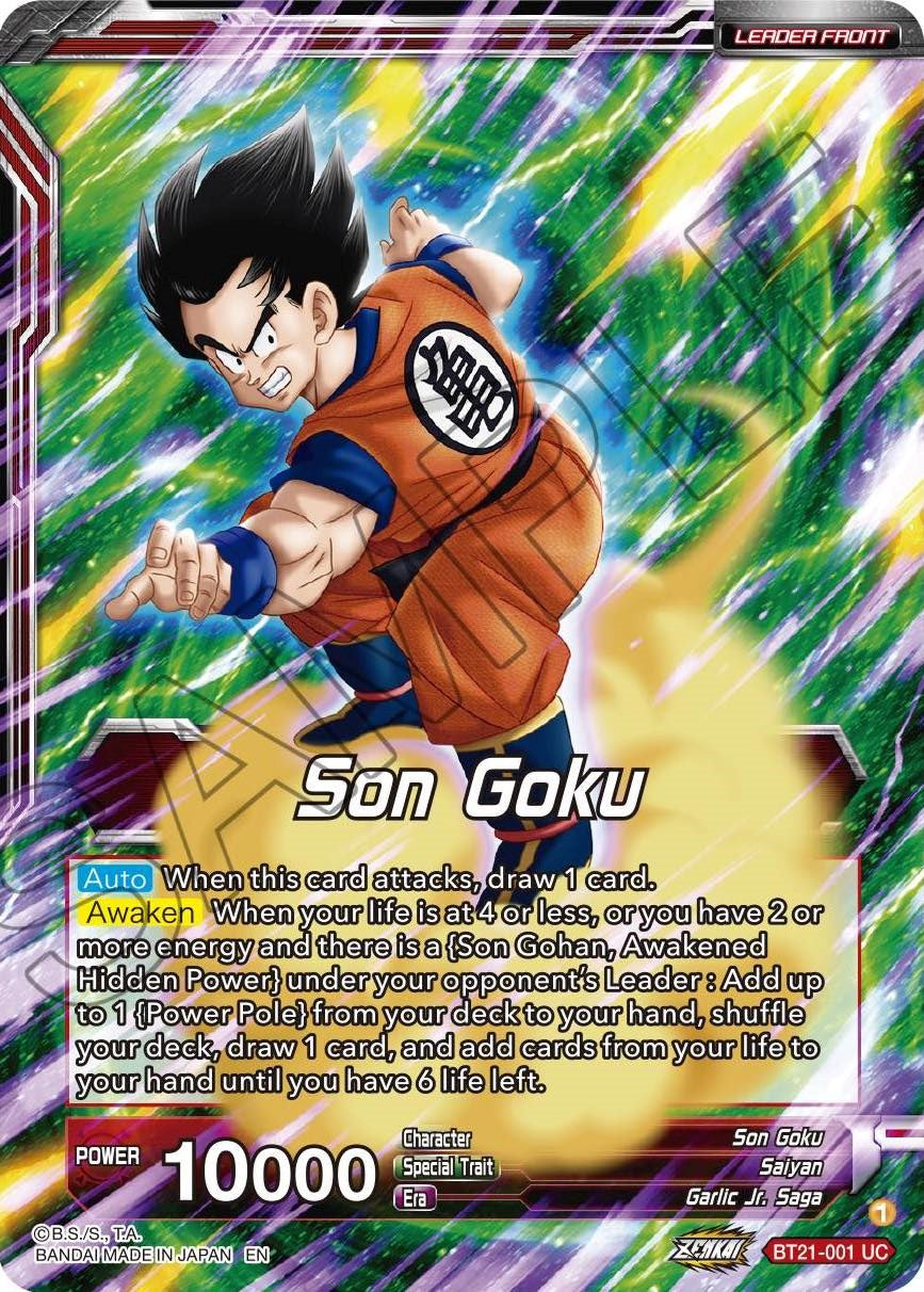 Son Goku // Son Goku, for the Sake of Family (BT21-001) [Wild Resurgence] | Black Swamp Games