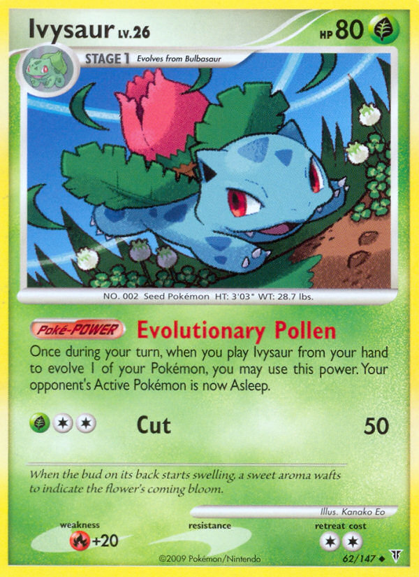 Ivysaur (62/147) [Platinum: Supreme Victors] | Black Swamp Games