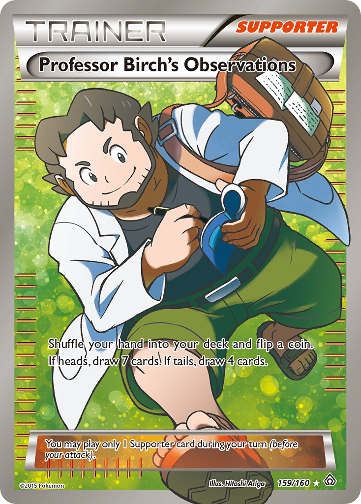 Professor Birch's Observations (159/160) [XY: Primal Clash] | Black Swamp Games