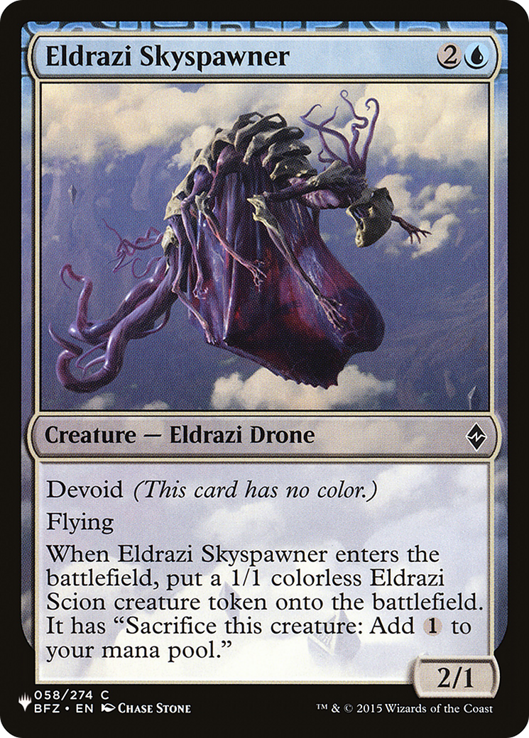 Eldrazi Skyspawner [The List Reprints] | Black Swamp Games