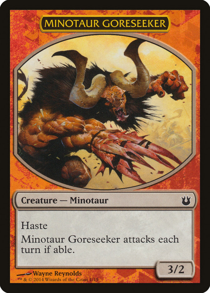 Minotaur Goreseeker [Born of the Gods Battle the Horde] | Black Swamp Games