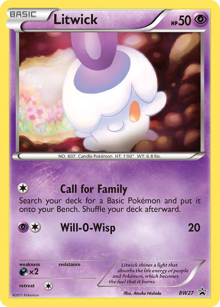 Litwick (BW27) [Black & White: Black Star Promos] | Black Swamp Games