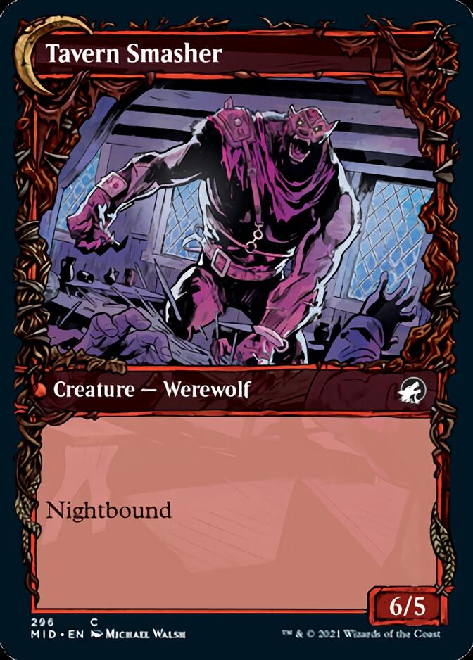 Tavern Ruffian // Tavern Smasher (Showcase Equinox) [Innistrad: Midnight Hunt] | Black Swamp Games