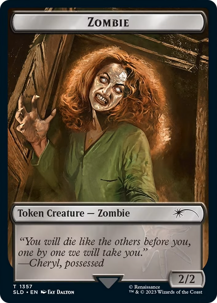 Zombie Token [Secret Lair Drop Series] | Black Swamp Games