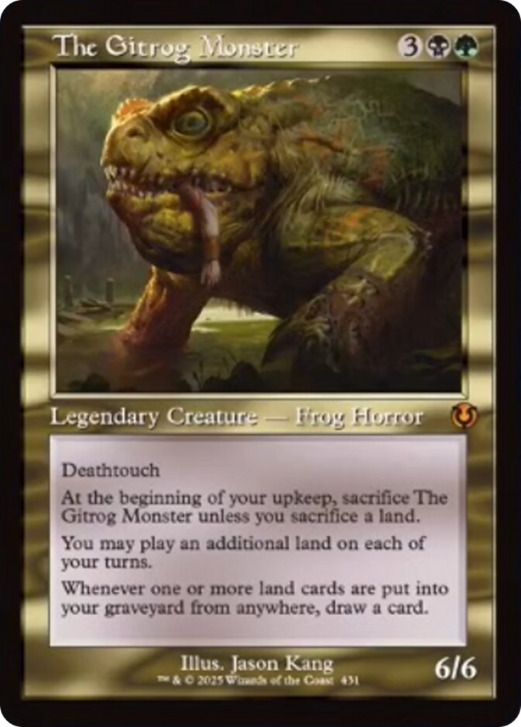 The Gitrog Monster (Retro Frame) [Innistrad Remastered] | Black Swamp Games