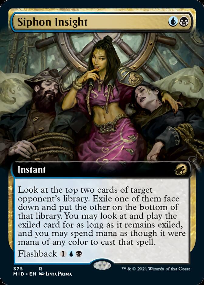 Siphon Insight (Extended Art) [Innistrad: Midnight Hunt] | Black Swamp Games