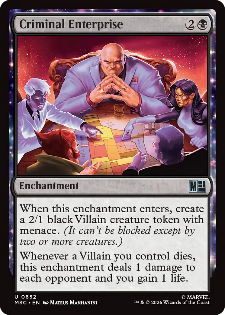 Criminal Enterprise [Marvel Super Heroes Commander] | Black Swamp Games