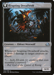 Smoldering Werewolf // Erupting Dreadwolf [Eldritch Moon] | Black Swamp Games
