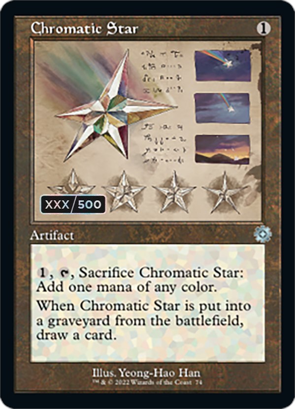 Chromatic Star (Retro Schematic) (Serialized) [The Brothers' War Retro Artifacts] | Black Swamp Games
