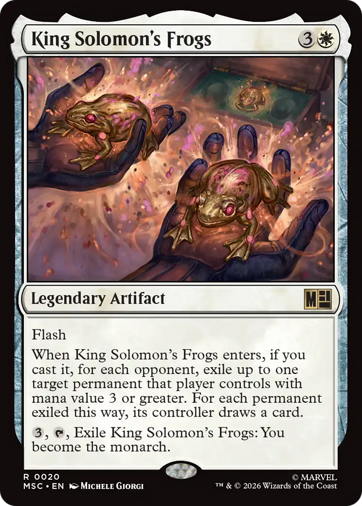 King Solomon's Frogs (Surge Foil) [Marvel Super Heroes Commander] | Black Swamp Games
