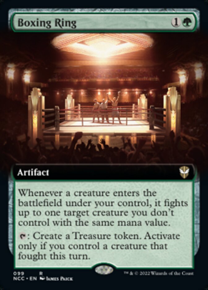 Boxing Ring (Extended Art) [Streets of New Capenna Commander] | Black Swamp Games
