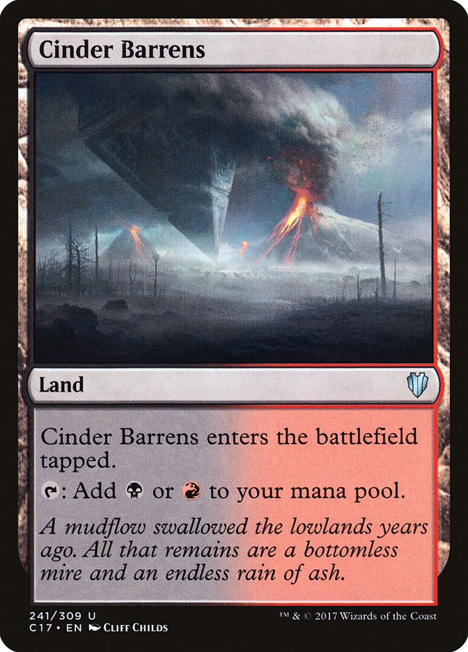 Cinder Barrens [Commander 2017] | Black Swamp Games