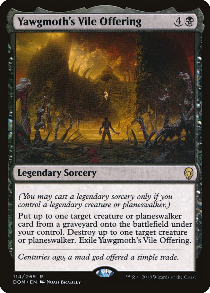 Yawgmoth's Vile Offering [Dominaria] | Black Swamp Games