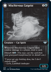 Mischievous Catgeist // Catlike Curiosity [Innistrad: Double Feature] | Black Swamp Games