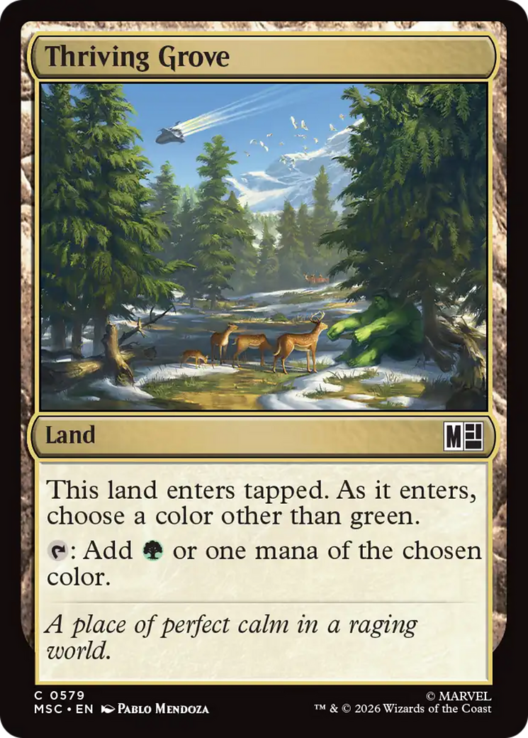 Thriving Grove [Marvel Super Heroes Commander] | Black Swamp Games