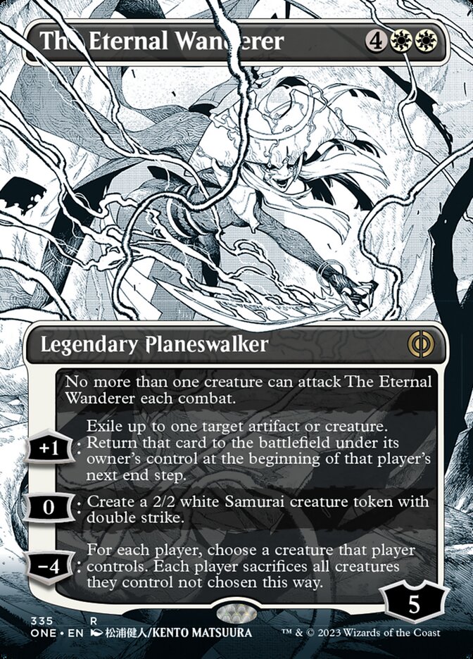 The Eternal Wanderer (Borderless Manga) [Phyrexia: All Will Be One] | Black Swamp Games