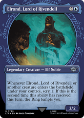 Elrond, Lord of Rivendell (Showcase) (Surge Foil) [The Lord of the Rings: Tales of Middle-Earth] | Black Swamp Games