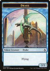 Angel of Sanctions // Drake Double-Sided Token [Amonkhet Tokens] | Black Swamp Games