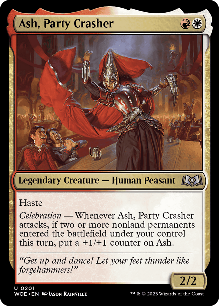 Ash, Party Crasher [Wilds of Eldraine] | Black Swamp Games