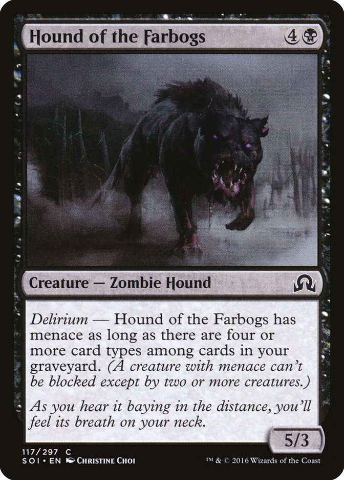 Hound of the Farbogs [Shadows over Innistrad] | Black Swamp Games