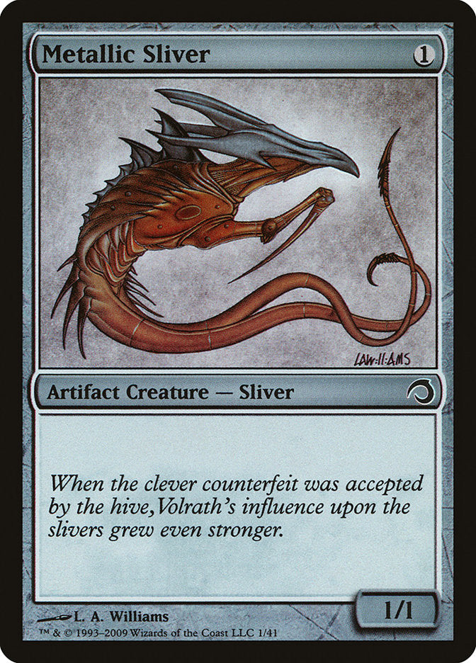 Metallic Sliver [Premium Deck Series: Slivers] | Black Swamp Games
