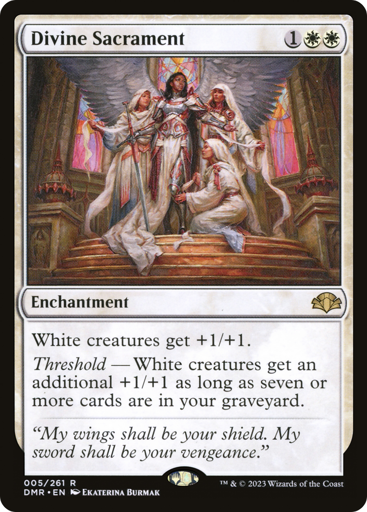 Divine Sacrament [Dominaria Remastered] | Black Swamp Games