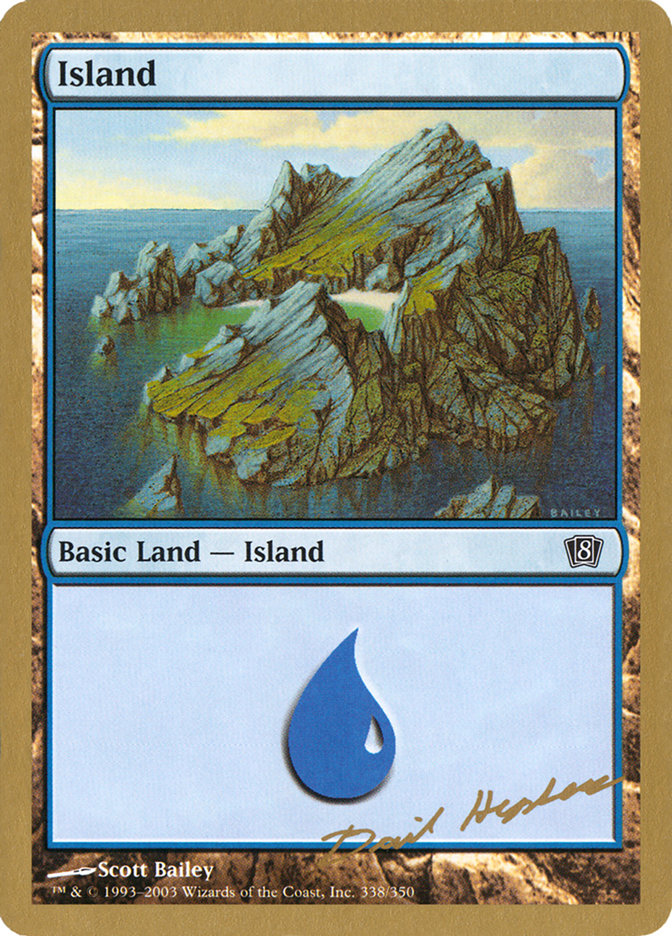 Island (dh338) (Dave Humpherys) [World Championship Decks 2003] | Black Swamp Games