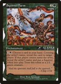 Squirrel Farm (Oversized) [Oversize Cards] | Black Swamp Games