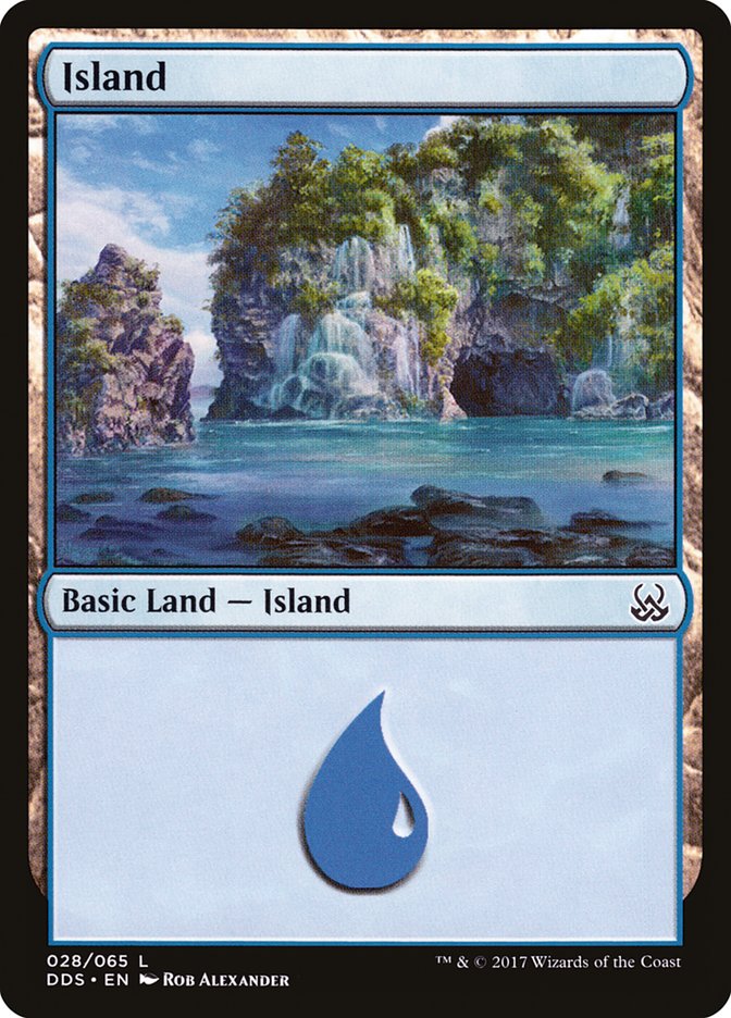 Island (28) [Duel Decks: Mind vs. Might] | Black Swamp Games