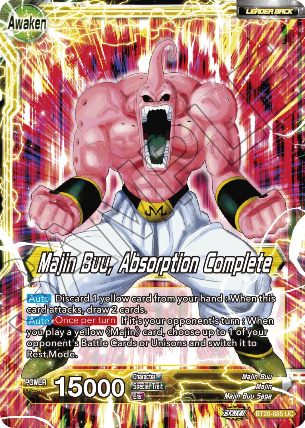 Majin Buu // Majin Buu, Absorption Complete (BT20-085) [Power Absorbed] | Black Swamp Games