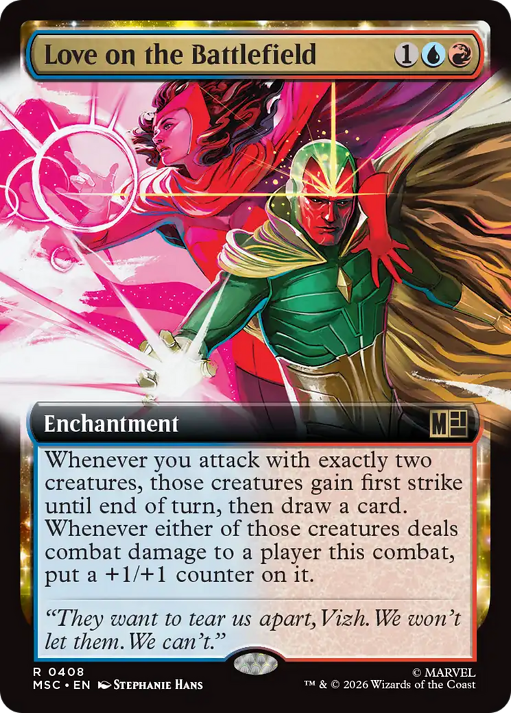 Love on the Battlefield (Extended Art) [Marvel Super Heroes Commander] | Black Swamp Games
