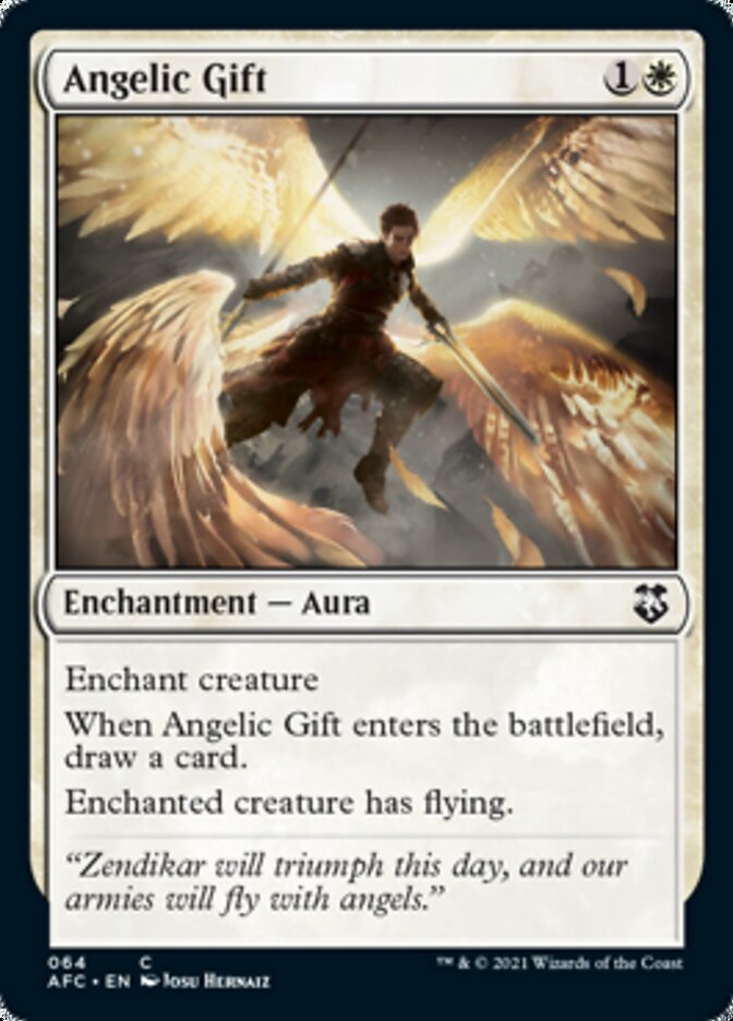 Angelic Gift [Dungeons & Dragons: Adventures in the Forgotten Realms Commander] | Black Swamp Games