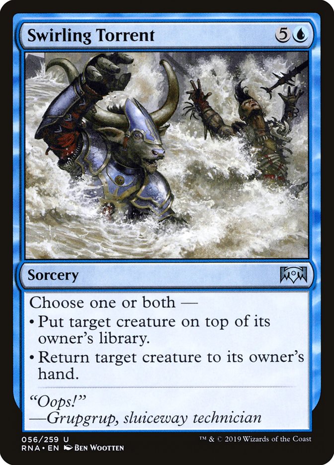 Swirling Torrent [Ravnica Allegiance] | Black Swamp Games