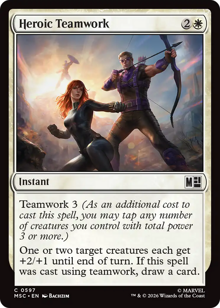 Heroic Teamwork [Marvel Super Heroes Commander] | Black Swamp Games
