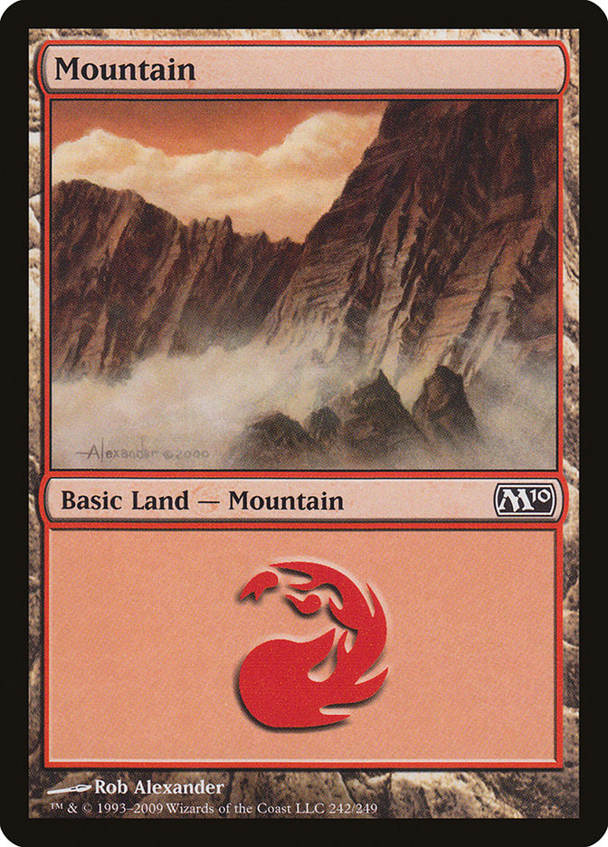 Mountain (242) [Magic 2010] | Black Swamp Games