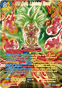 SS2 Kefla, Lightning Speed (SPR) (BT15-148) [Saiyan Showdown] | Black Swamp Games