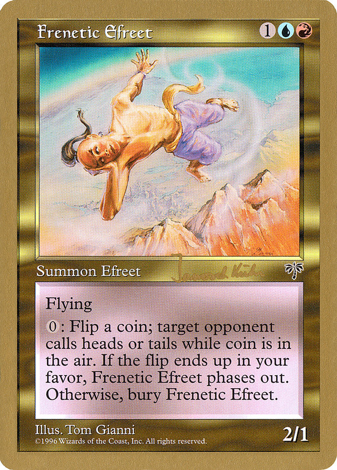 Frenetic Efreet (Janosch Kuhn) [World Championship Decks 1997] | Black Swamp Games