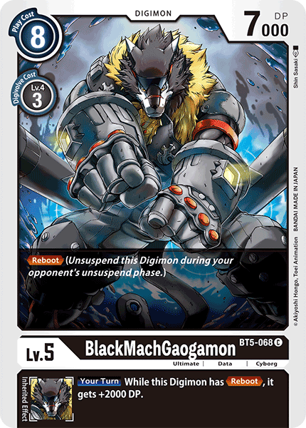 BlackMachGaogamon [BT5-068] [Battle of Omni] | Black Swamp Games
