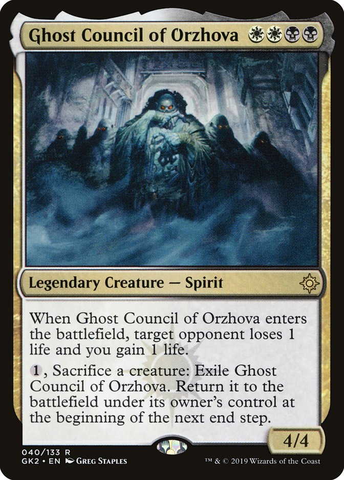 Ghost Council of Orzhova [Ravnica Allegiance Guild Kit] | Black Swamp Games