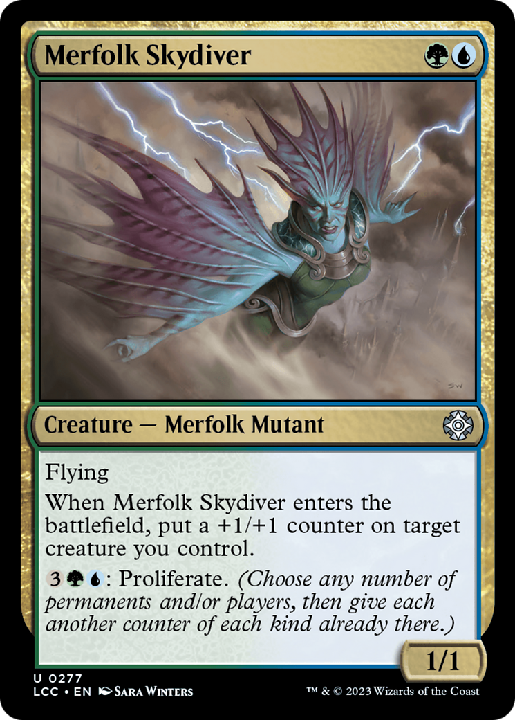 Merfolk Skydiver [The Lost Caverns of Ixalan Commander] | Black Swamp Games