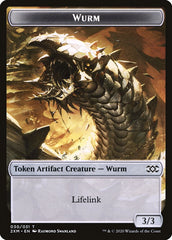 Ooze // Wurm (030) Double-Sided Token [Double Masters Tokens] | Black Swamp Games