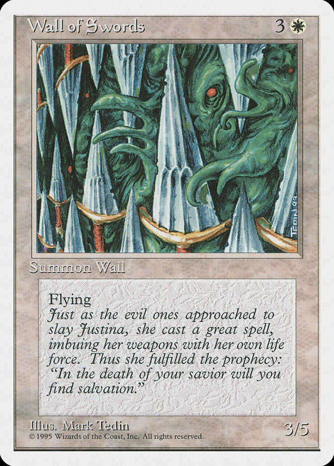 Wall of Swords [Fourth Edition] | Black Swamp Games