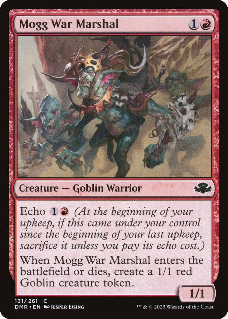 Mogg War Marshal [Dominaria Remastered] | Black Swamp Games