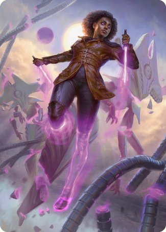 Kaya, Intangible Slayer Art Card [Phyrexia: All Will Be One Art Series] | Black Swamp Games