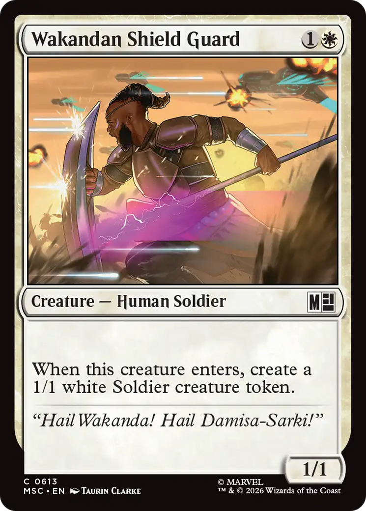 Wakandan Shield Guard [Marvel Super Heroes Commander] | Black Swamp Games