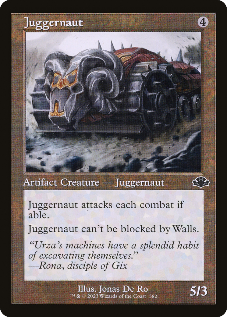 Juggernaut (Retro) [Dominaria Remastered] | Black Swamp Games