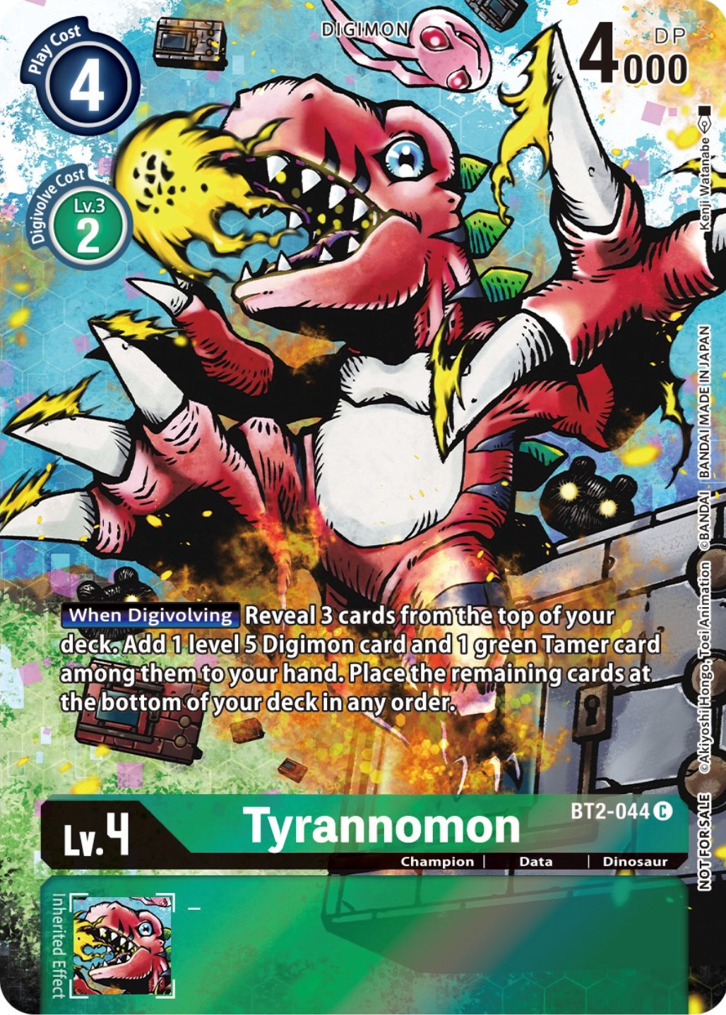 Tyrannomon [BT2-044] (25th Special Memorial Pack) [Release Special Booster Promos] | Black Swamp Games