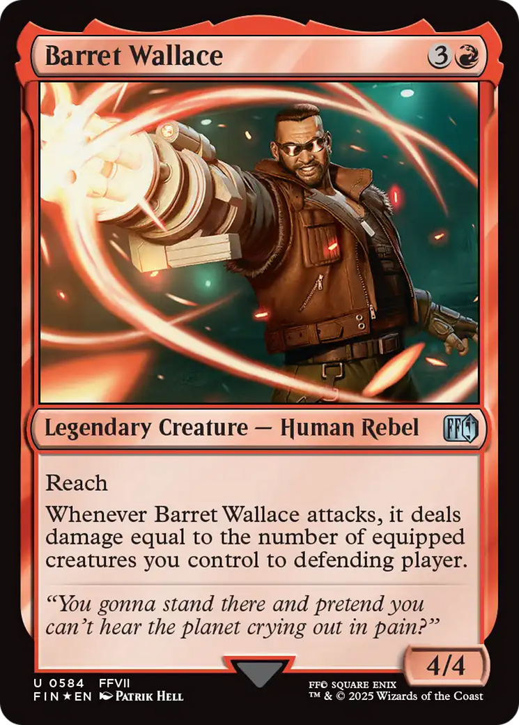 Barret Wallace (Surge Foil) [FINAL FANTASY] | Black Swamp Games